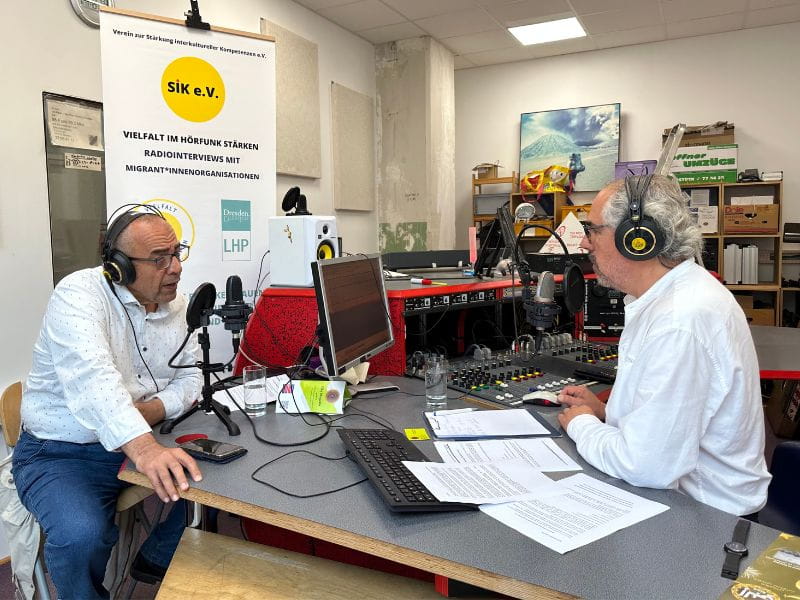 Interview Gast Organization Elbe Magazin in Dresden SIK e.V.
